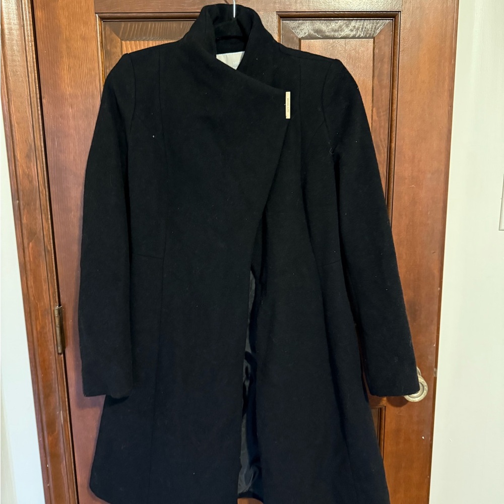 MICHAEL Michael Kors Elegant Black Trench Coat